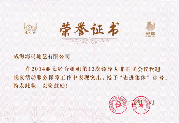 APEC保障工作先进集体